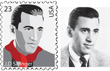 J.D Salinger Stamp