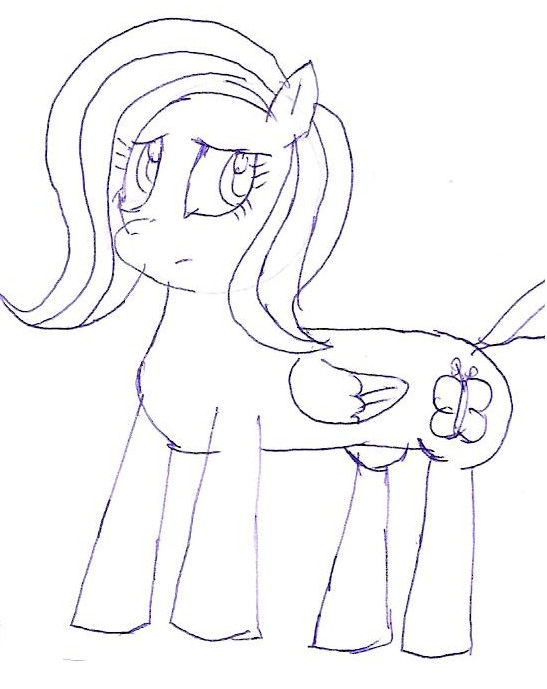 Fluttershy drawing