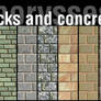 Bricks and concrete