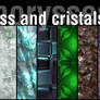 Glass and crystals