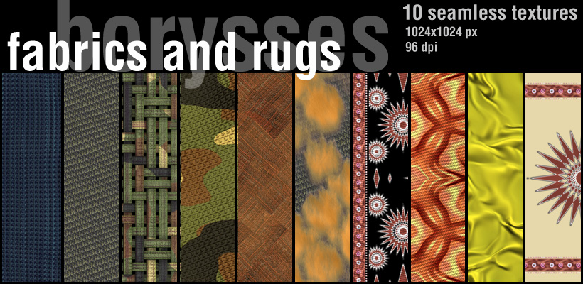 Fabrics and rugs