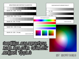 Monitor calibration tools