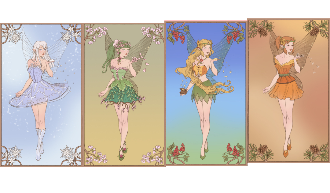 The Seasonal Fairies by princessugarpie101 on DeviantArt