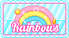 Rainbows are pretty cute... by Junsuu
