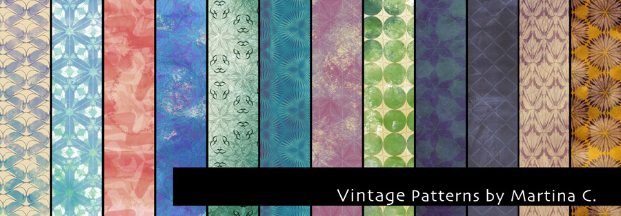 Vintage patterns pack