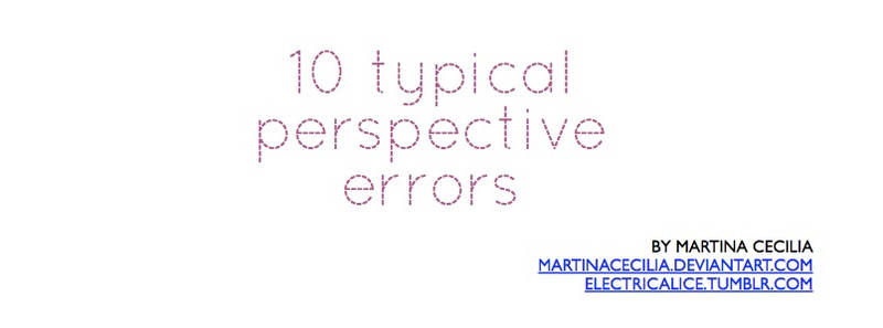 10 typical perspective errors - pdf tutorial