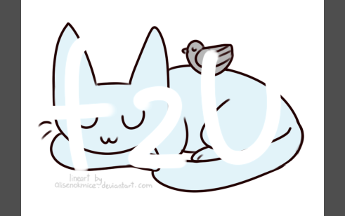 {f2u} Base - Sleepy Cat {MS paint version added!}