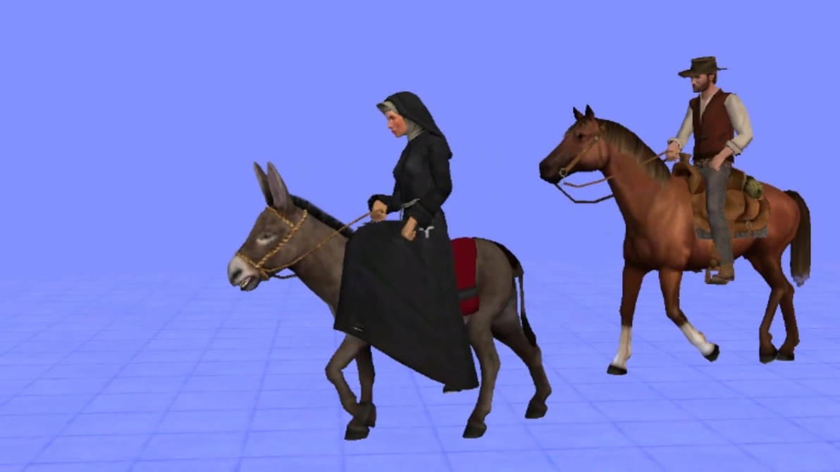 Ladies and Donkeys by lefty-2000 on DeviantArt