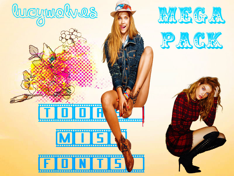 Mega Pack Todas Mis Fonts