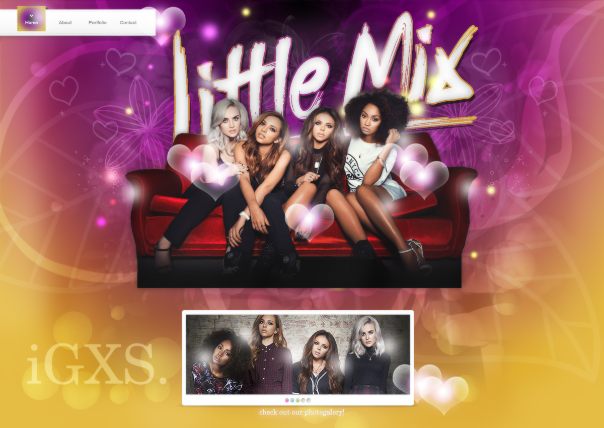 free psd file / Little Mix