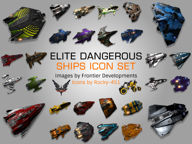 Elite Dangerous - Ships Icon Set (Win) by Rocky-451 on DeviantArt