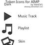 Token Dark Icons for AIMP