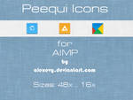 Peequi Icons for AIMP by AlexEVG