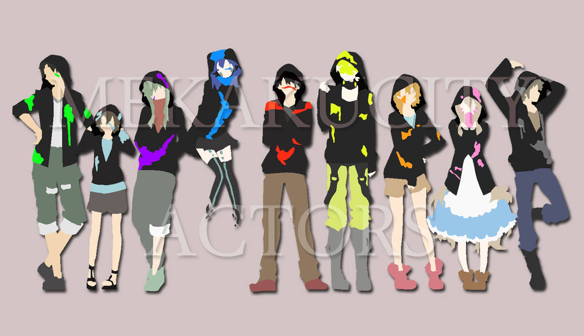 Mekakucity Actors Wallpaper By Frzncoke On Deviantart