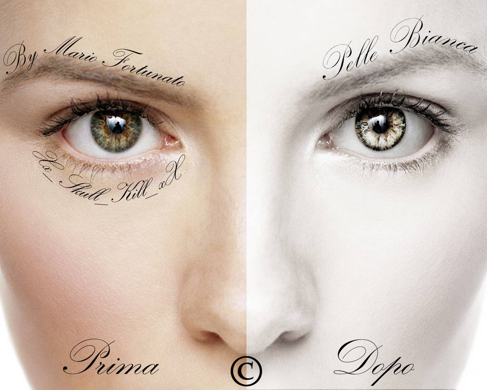 Photoshop White Skin Action by skullkill88
