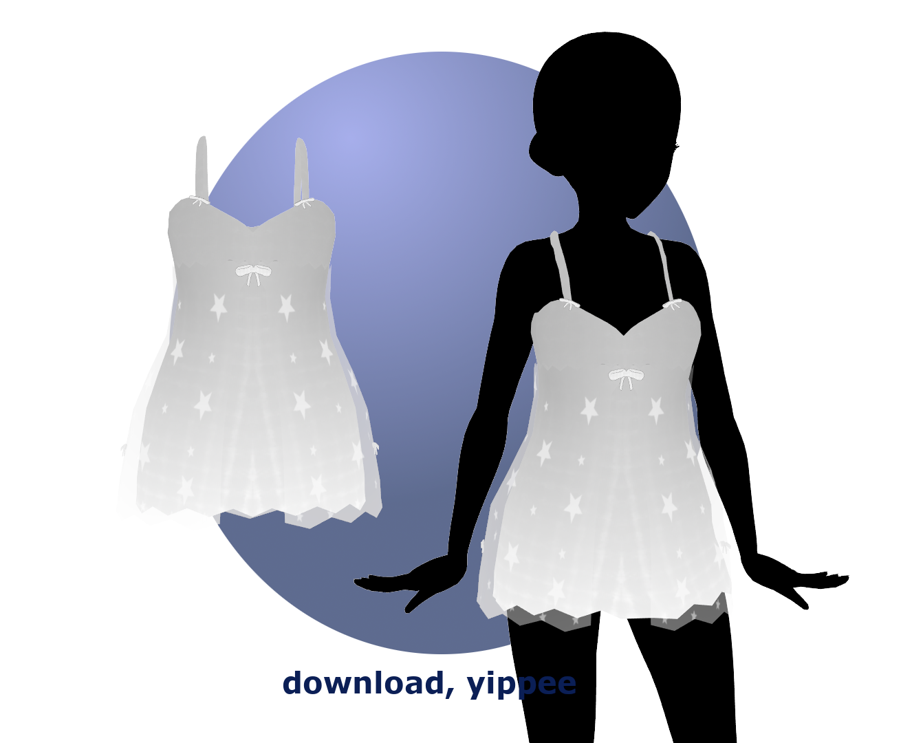 [mmd / dl] starry night dress by Kyses on DeviantArt