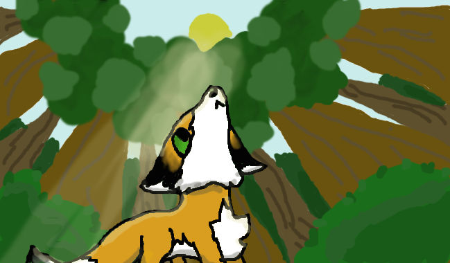 The Fox in the Woods by Iveoy on DeviantArt