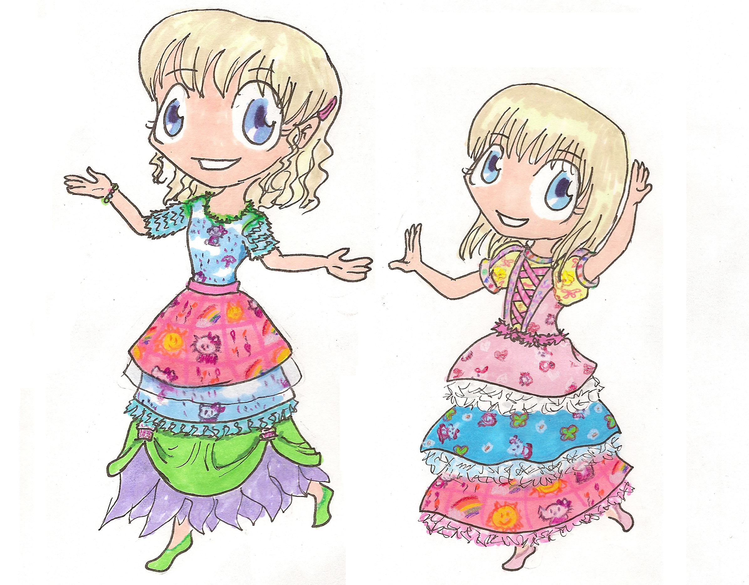 Hello Kitty Princesses by Ani-Meg