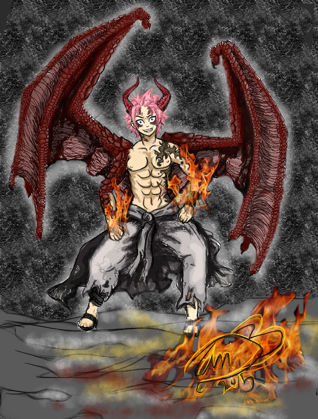 Dragon Force ( Natsu ) by Mya-z on DeviantArt