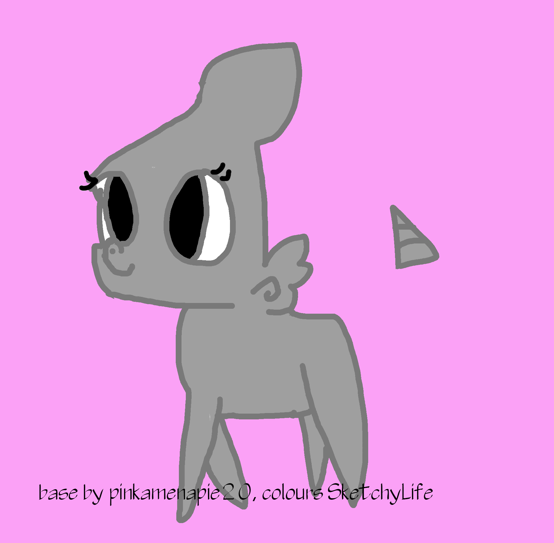 Chibi pony base by SketchyLife on DeviantArt
