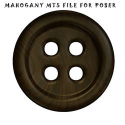 Mahogany Material for Poser