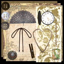 Steampunk Scrapbooking Kit