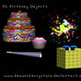 3d Birthday Stock Objects