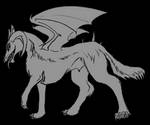 Hellhound - Commission. by Eredhys on DeviantArt