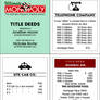 Ultimate Monopoly Title Deeds (Printable)