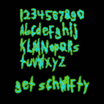 Get Schwifty: A Rick and Morty font