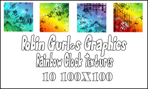 Custom Clock Texture Rainbow Clock Texture Set by robingirl on DeviantArt