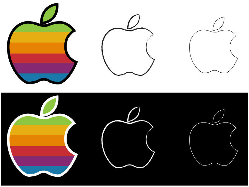 Apple Logo Vector by ooredroxoo on DeviantArt