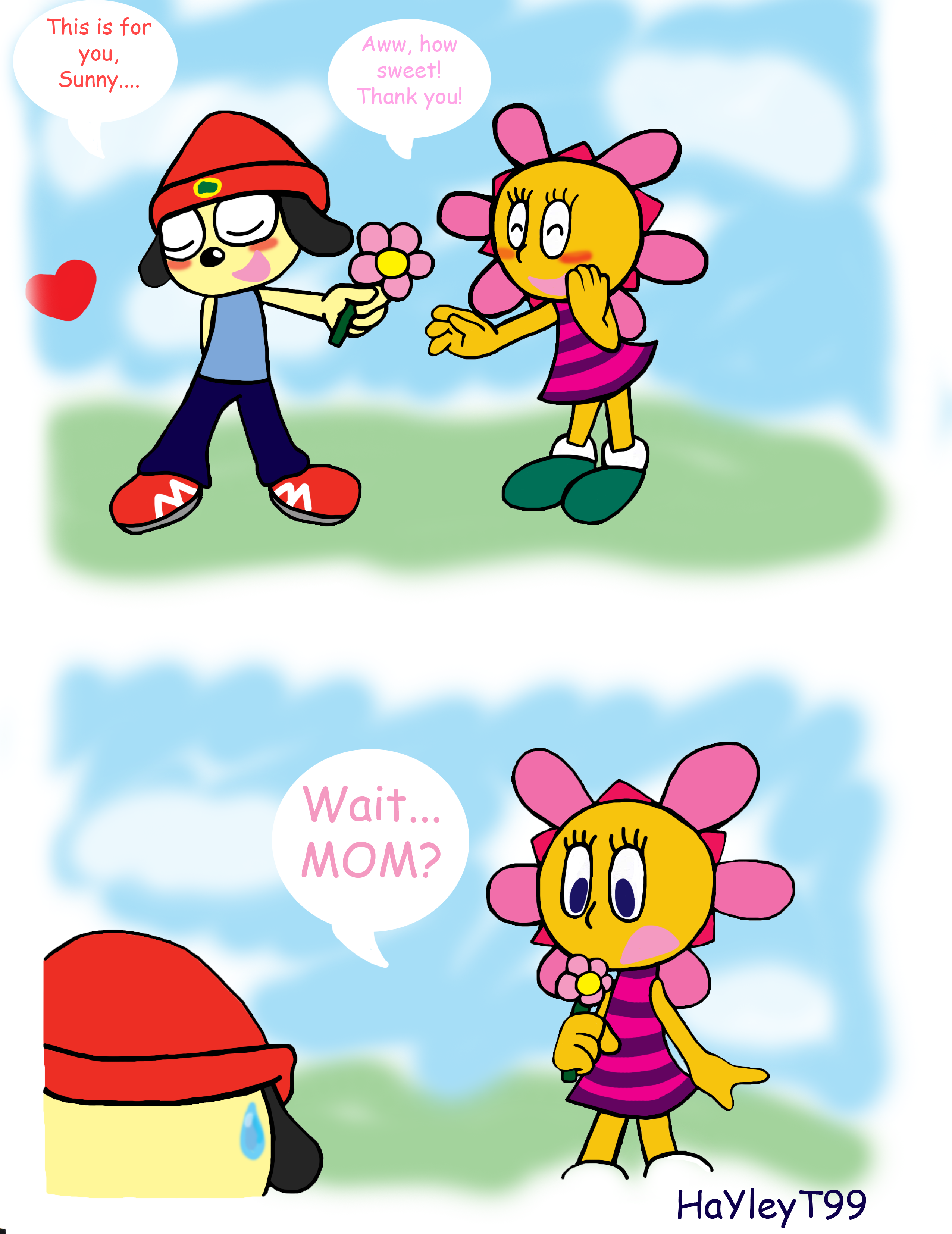 Parappa and Sunny comic by PsychoTasmanian on DeviantArt