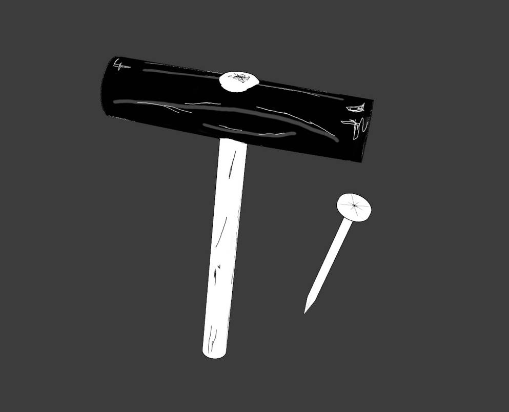 Hammer and Nails Model by Joshu76 on DeviantArt