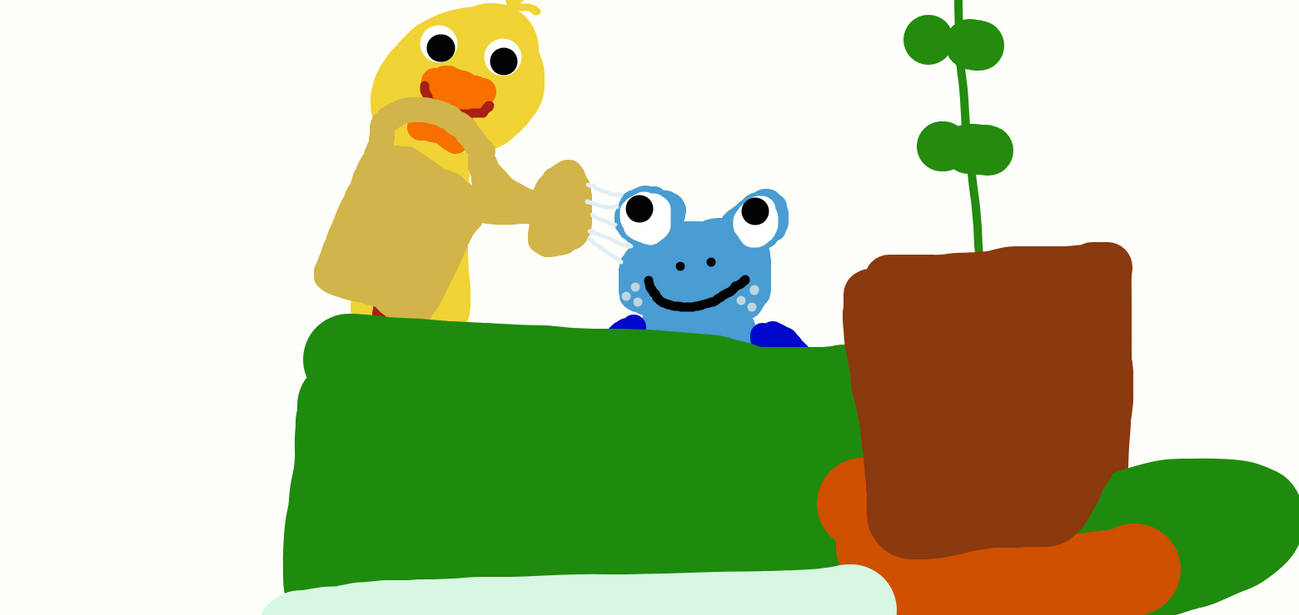 Watering The Plants (Baby Neptune) by FanartQuacker on DeviantArt