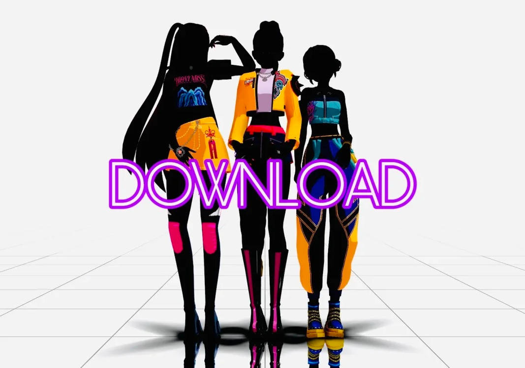 Huntrix Outfits (MMD Pack download) [KDH] by VeraMMD-Chan on DeviantArt