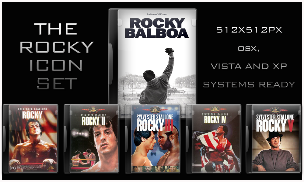 -Rocky Icons Set-