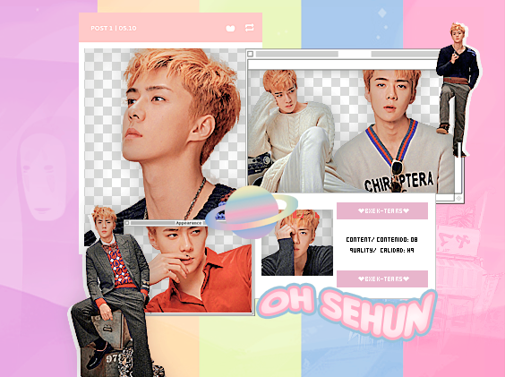 . SeHun (EXO) | pack png ~ #superELLE magazine