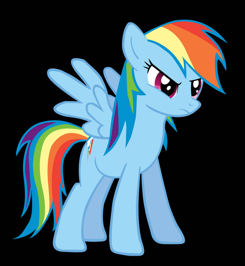 My Little Vector- Rainbow Dash by Rudahn on DeviantArt