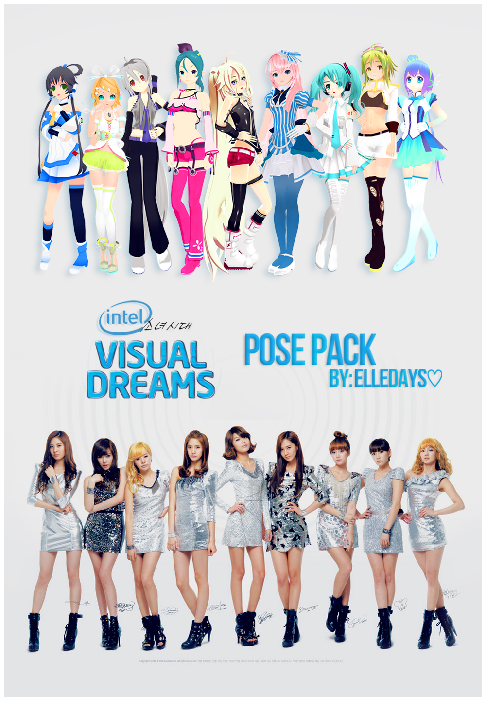 Q!Girls - Intel Core: Visual Dreams.