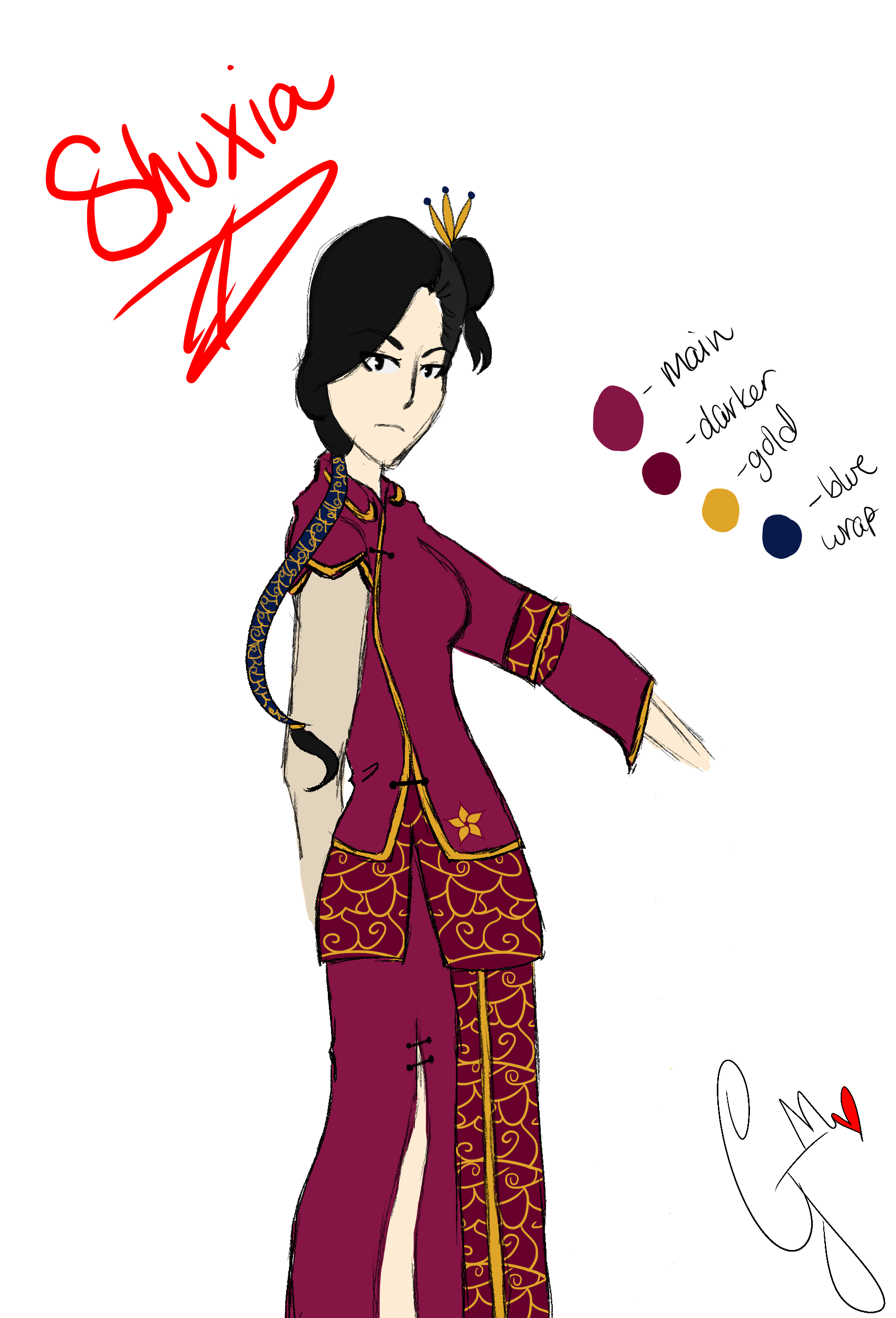 Shuxia Zhang Outfit Design Request