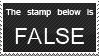 Below is False Stamp by Gokulover4ever