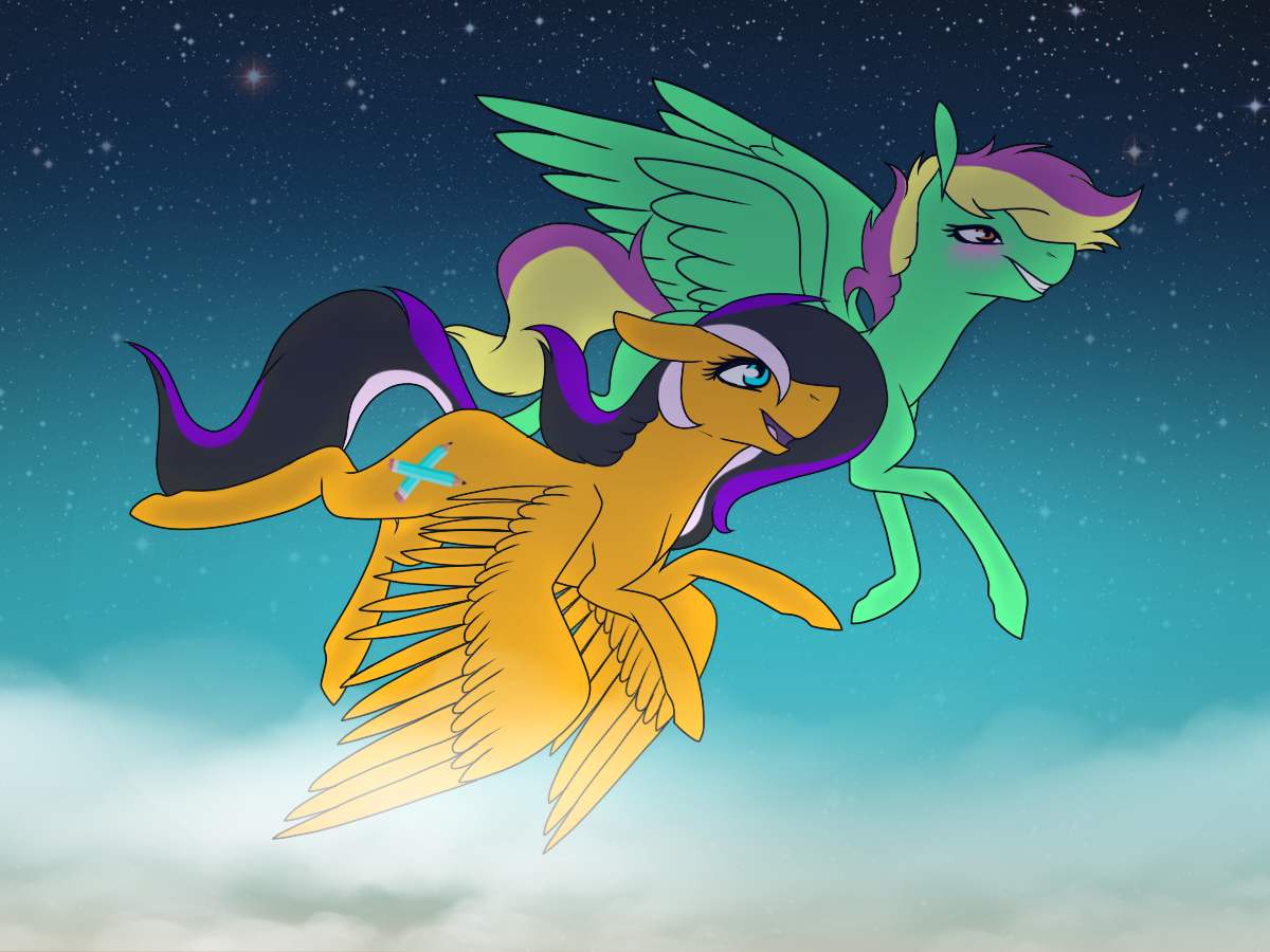 Soaring High - Collaboration by BlitsAzalisDash on DeviantArt