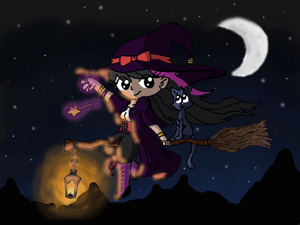 Riding through the midnight sky by ComradeG on DeviantArt