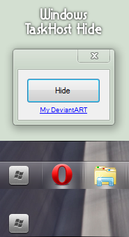 Windows TaskBar Hide