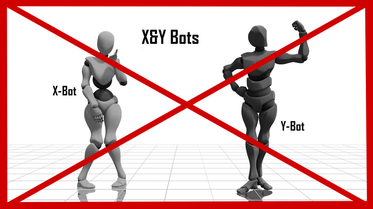 [MMD] X And Y Bots [OUTDATED] by HazyGem on DeviantArt