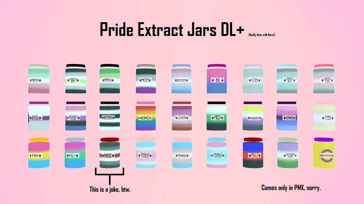 Mmd Pride Extract Jars Dl By Hazmmd On Deviantart