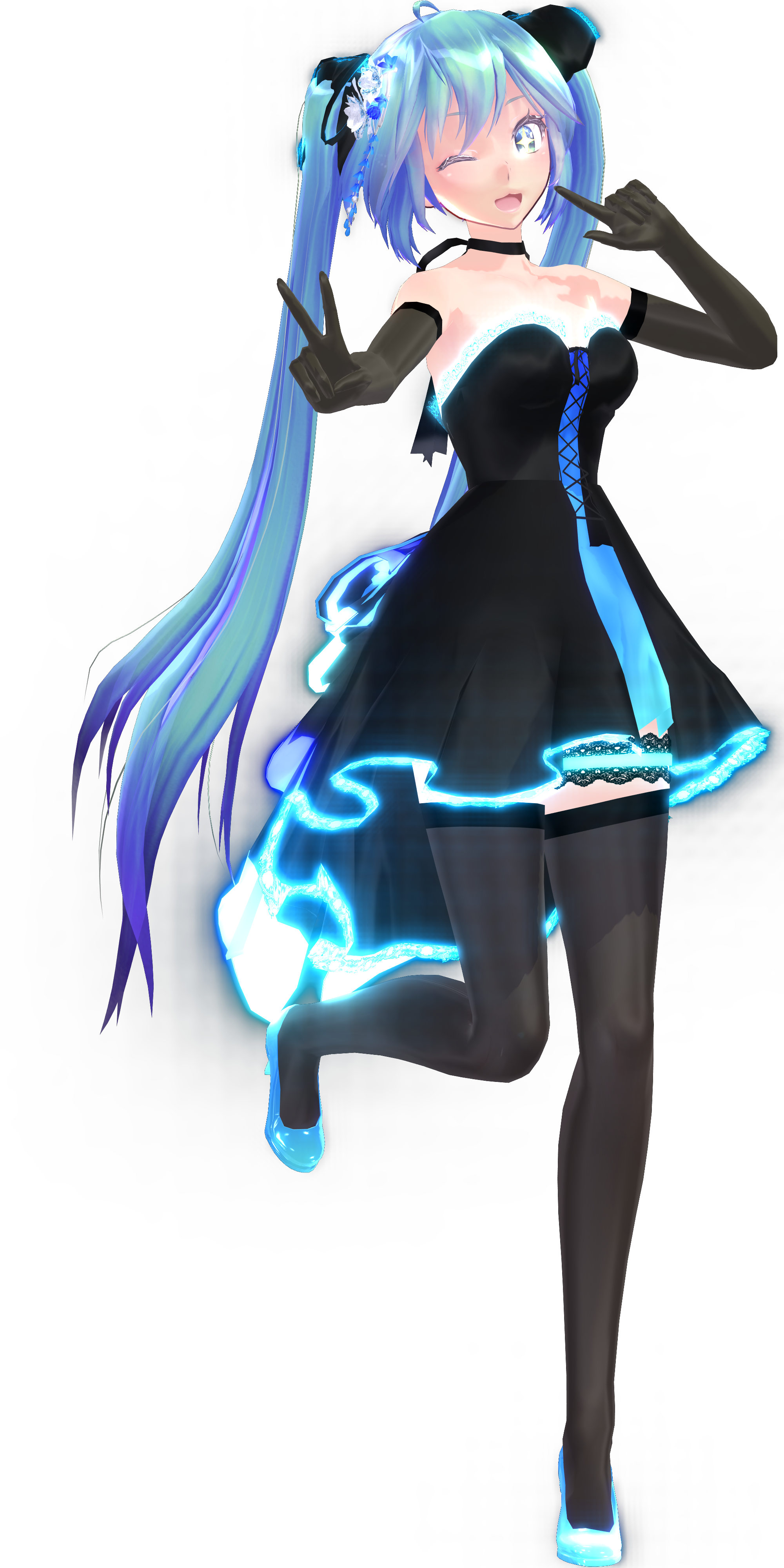 TDA IYDD Hatsune Miku [Remastered] WIP by ArcticWolfSelever on DeviantArt