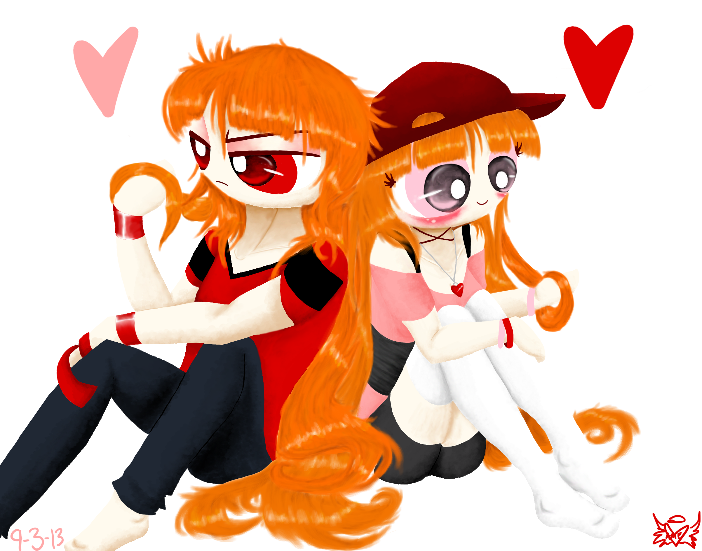 Red heads by polarbear1234 on DeviantArt