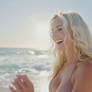 Blonde Babe Dream At The Beach